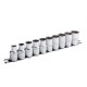 Набор головок, 1/2" - 8,10,12,13,14,15,16,17,18,19 мм CrV. 10 ед. Cr-V INTERTOOL ET-6012