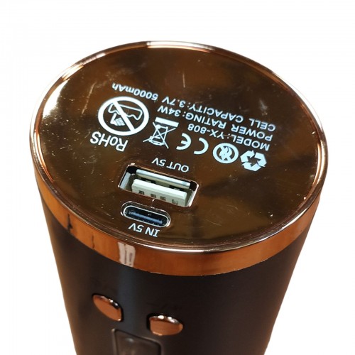Беспроводная плойка с аккумулятором портативный стайлер для завивки волос портативная Hair Curler ST 603 Золотой