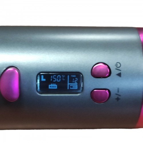 Беспроводная плойка с аккумулятором портативный стайлер для завивки волос портативная Hair Curler ST 603 Розовый