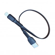 Кабель зарядный Baseus Flat Lightning Cable Fast Data Sync Charging 0.25м (CALZY-A01) Чёрный Оригинал