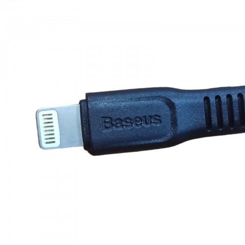 Кабель зарядный Baseus Flat Lightning Cable Fast Data Sync Charging 0.25м (CALZY-A01) Чёрный Оригинал