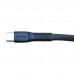Кабель зарядный Baseus Flat Type-C Cable Fast Data Sync Charging 0.25м (CATZY-A01) Чёрный Оригинал