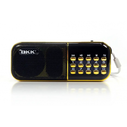 Радиоприёмник с FM USB MicroSD BKK B837 радио на аккумуляторе 18650