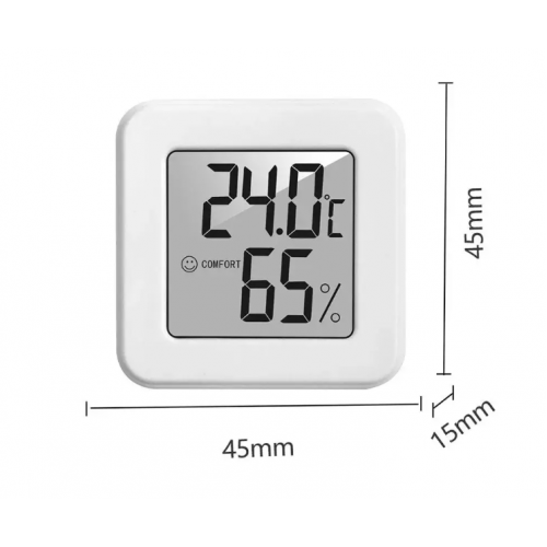 Цифровой термометр гигрометр (от -50 до +70 С; от 0 до 99 %) CX-1207