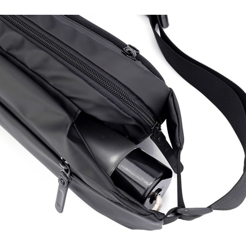 Мужская сумка через плечо нагрудная Baellery cross body bag сумка JXA1808 37*18 см Чёрная