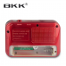 Радиоприёмник с FM USB MicroSD BKK S99 радио на аккумуляторе 18650 Красный