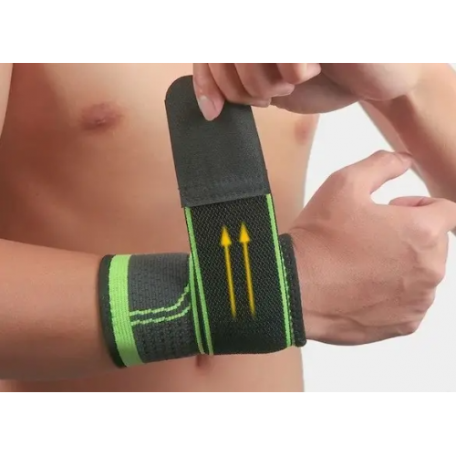 Эластичный бинт на кисть компрессионный фиксатор бандаж для кистевого сустава руки