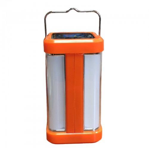 Аккумуляторный Фонарь-Лампа LED LL-7108S с солнечной панелью Оранжевый