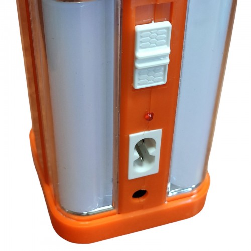 Аккумуляторный Фонарь-Лампа LED LL-7108S с солнечной панелью Оранжевый