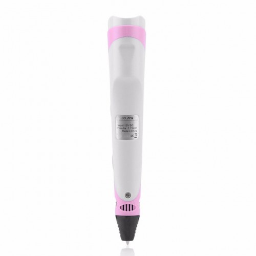 Набор 3D ручка с планшетом для рисования, ножницами, защитой для пальцев 3DPen 6 + 100 метров разноцветного PLA пластика Розовый