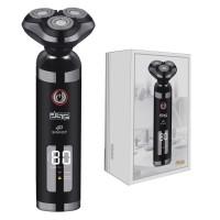 Электробритва для мужчин роторная для бритья с плавающими головками DSP 60078 IPX5 USB 3W