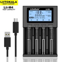 Интеллектуальное зарядное устройство LiitoKala Lii-M4 для АА, ААА, 18650, 26650 Li-ion, Ni-MH/Ni-Cd аккумуляторов с функцией PowerBank