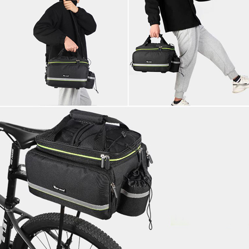 Велосумка на багажник 950G сумка-штаны Чёрный