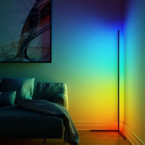 Угловая LED RGB лампа торшер STAND 1.2м подсветка комнаты напольная от USB без пульта