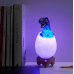 Детский светильник SUNROZ 3D Dinosaur Lamp лампа-ночник "Динозаврик в яйце" с пультом ДУ