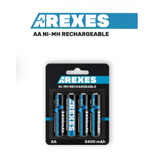 Аккумулятор АА Arexes (3400mAh) 1.2v (NI-MH) пальчик