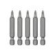 Комплект отверточных насадок PZ1 1/4"*50мм, ACR, S2, уп. 5ед., STORM INTERTOOL VT-0203