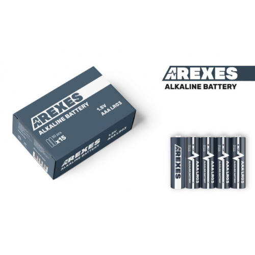 Батарейка Arexes LR03/AAA 1.5v алкалиновая (60шт в упаковке) Оригинал