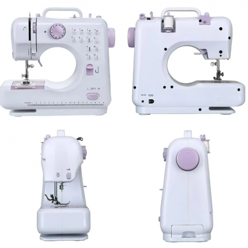 Швейна машинка Sewing Machine с адаптером 220В и педалью Yasm 505 12 в 1