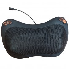 Массажер, массажная роликовая подушка для дома и машины Massage pillow CHM-8028 3 режима скорости Чёрная