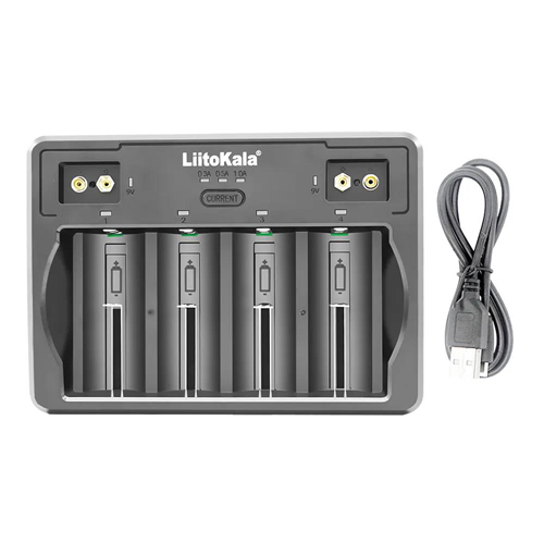 Зарядное устройство LiitoKala Lii-D4 на 4+2 каналов для AA, AAA, C, D, 18650, 26650, 32700 Li-ion, Ni-Mh аккумуляторов