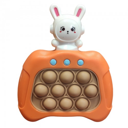 Игрушка антистресс детская игрушка головоломка зайчик Quick Pop It Baby Bunny, на батарейках консоль