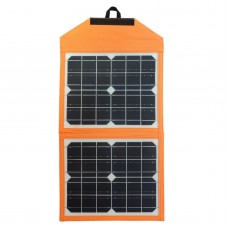 Солнечная панель трансформер GDTimes GD-ZD0610 15Вт зарядка от солнца Solar Panel на 3 USB