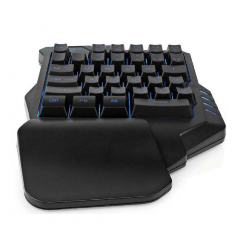 Комплект игровой 2в1 одноручная клавиатура + мышь с подсветкой UKC 7768