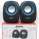 Компьютерные колонки JEDEL JD-M600 Чёрные с синим