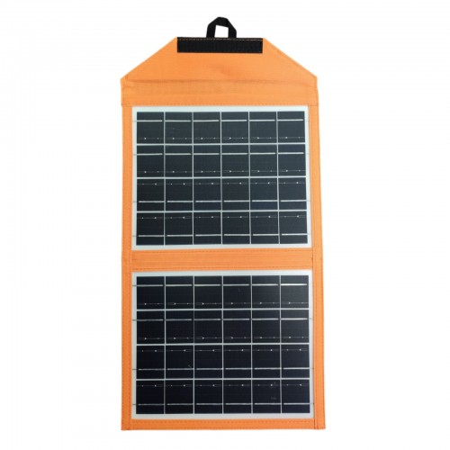 Солнечная панель трансформер GDTimes GD-ZD0610 10Вт зарядка от солнца Solar Panel на 1 USB