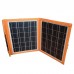 Солнечная панель трансформер GDTimes GD-ZD0610 10Вт зарядка от солнца Solar Panel на 1 USB