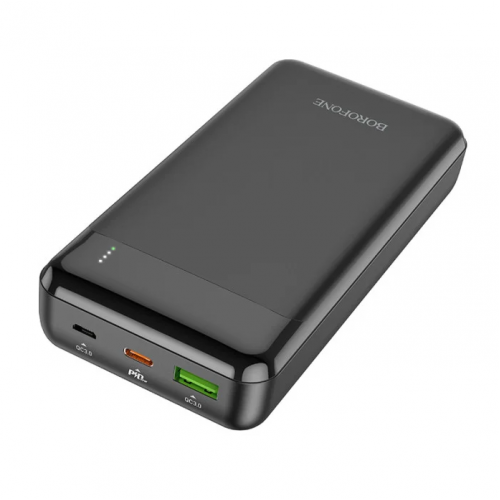 Внешний аккумулятор Power bank Borofone BJ19A PD20W+QC3.0 20000mAh батарея зарядка Чёрный