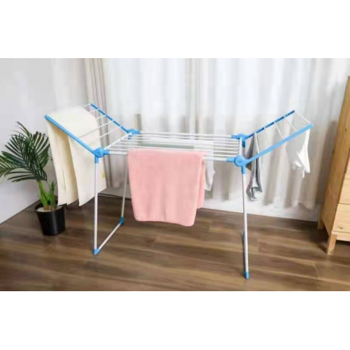 Сушилка для белья напольная раскладная Clothes dryer 154x59x108см Синяя