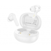 Беспроводные Bluetooth наушники с микрофоном и кейсом Borofone BW48 Enlighten Белые