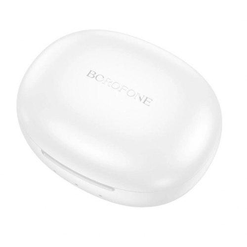 Беспроводные Bluetooth наушники с микрофоном и кейсом Borofone BW48 Enlighten Белые