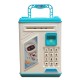 Детская электронная копилка сейф с кодовым замком Money Box Синяя