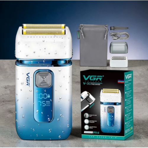 Бритва Шейвер VGR V-362 для сухого и влажного бритья Электробритва для лица