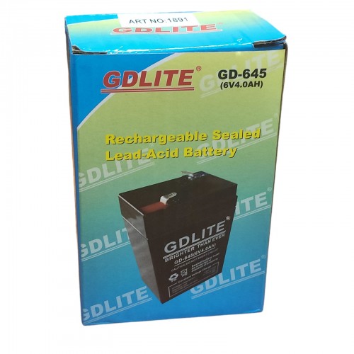 Аккумулятор GDLITE-GD-645 6V 4.0Ah