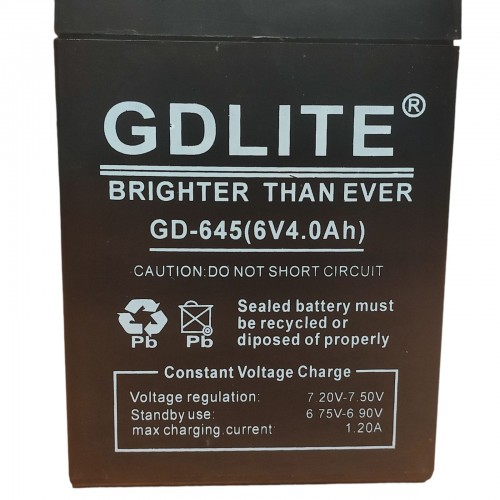 Аккумулятор GDLITE-GD-645 6V 4.0Ah