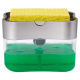 Диспенсер для моющего средства с подставкой для губки Soap Pump & Sponge Caddy Серый