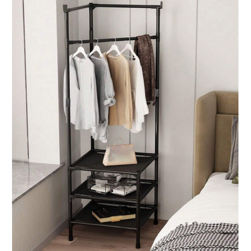 Угловая вешалка в прихожую с тремя полками 185 х 40 х 40 см Corner Coat Rack TM3-303