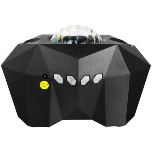 Ночник проектор звездное небо с bluetooth колонкой Aurora Moon Star Черный