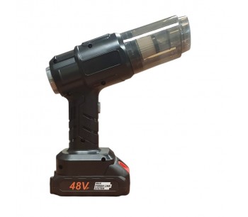 Автомобильный аккумуляторный пылесос Dust collector 1 аккумулятор Черный