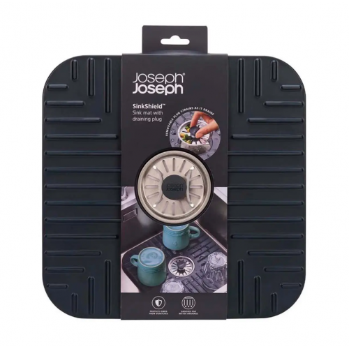 Коврик для мойки со сливом (30×30см), SinkShield / Защитная подставка для раковины