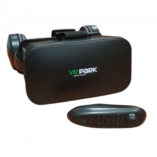 Очки шлем виртуальной реальности VR BOX VRPARK 6769 с наушниками и пультом дистанционного управления черные Очки шлем виртуальной реальности VR BOX VRPARK 6769 с наушниками и пультом дистанционного управления черные