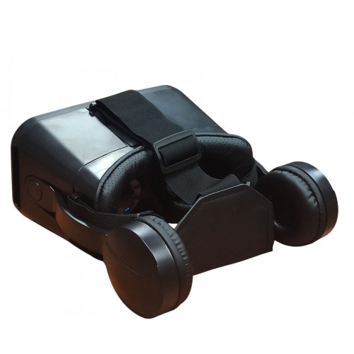 Очки шлем виртуальной реальности VR BOX VRPARK 6769 с наушниками и пультом дистанционного управления черные