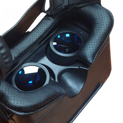 Очки шлем виртуальной реальности VR BOX VRPARK 6769 с наушниками и пультом дистанционного управления черные