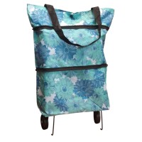 Универсальная складная портативная тележка-сумка для покупок на колесиках