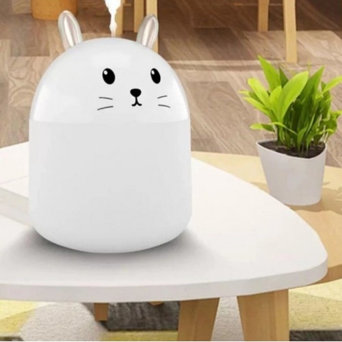 Увлажнитель воздуха и ночник Котик 2в1 Humidifiers с подсветкой Белый