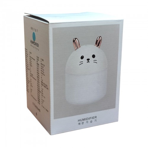 Увлажнитель воздуха и ночник Котик 2в1 Humidifiers с подсветкой Голубой